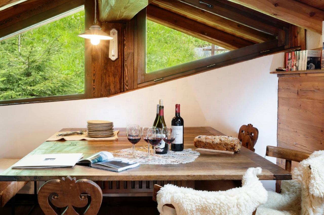 Hellochalet - Chalet Da Miro - Sunny Terraces With Stunning Matterhorn Views, Reachable On Foot Only Valtournenche Exterior foto